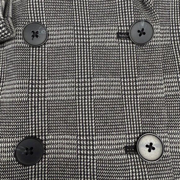 EUC Women's EXPRESS Double Breasted Houndstooth Blazer | Size M - Picture 9 of 14
